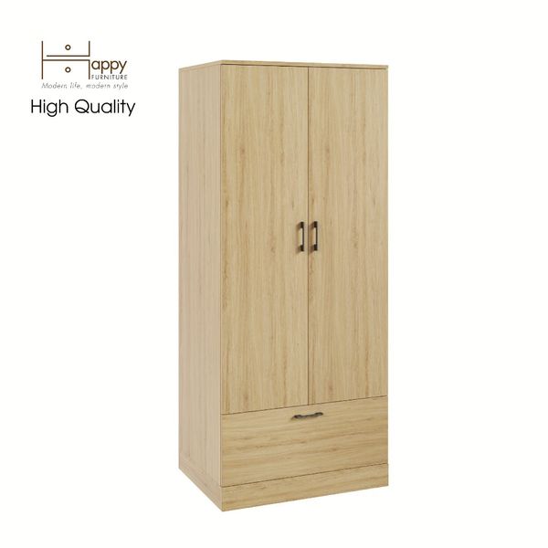  HAPPY FURNITURE , Tủ treo quần áo tiện dụng - SALY , TCM_009 , 76cm x 56cm x 180cm DxRxC 