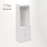  HAPPY FURNITURE , Tủ treo quần áo 2 cửa mở - CANA , TCM_003 , 70cm x 46cm x 199cm 