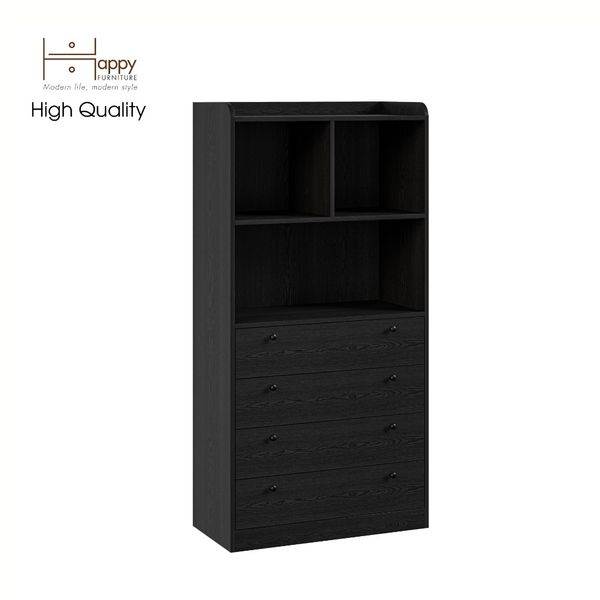  HAPPY FURNITURE , Tủ lưu trữ 7 ngăn - CANA , THK_051 , 80cm x 40cm x 160cm 