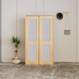  HAPPY FURNITURE , Tủ quần áo cửa lùa - MEYDAN , TCL_008 , 100cm x 58cm x 176cm 