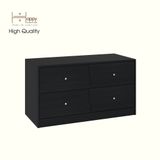  HAPPY FURNITURE , Tủ lưu trữ 4 ngăn kéo - DALEY ,THK_345 , 100cm x 45cm x 55cm DxRxC 