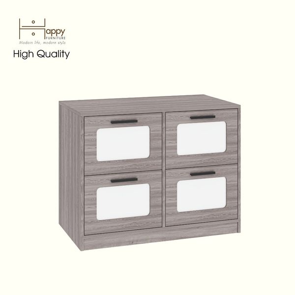  HAPPY FURNITURE , Tủ lưu trữ 4 ngăn kéo - TASY ,THK_317 , 90cm x 50cm x 70cm DxRxC 