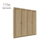  HAPPY FURNITURE , Tủ quần áo 4 cửa mở - ELEGANT , TCM_083 , 180cm x 54cm x 200cm 