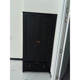  HAPPY FURNITURE , Tủ quần áo 2 cửa mở 1 ngăn kéo - NOMIA , TCM_037 , 90cm x 58cm x 180cm 