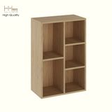  HAPPY FURNITURE , Kệ sách 5 ngăn - CATY , KSA_089, 52cm x 28cm x 77cm DxRxC 
