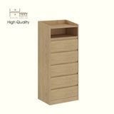  HAPPY FURNITURE , Tủ lưu trữ 5 ngăn kéo - KATE , THK_322 ,60cm x 45cm x 142cm DxRxC 