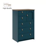  HAPPY FURNITURE , Tủ lưu trữ 5 ngăn kéo - NOMIA , THK_064 , 70cm x 45cm x 108cm 
