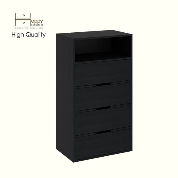  HAPPY FURNITURE , Tủ lưu trữ 4 ngăn kéo - LAYLA , THK_333 , 65cm x 40cm x 116cm DxRxC 