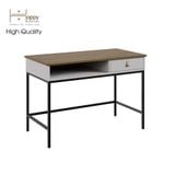  HAPPY FURNITURE , Bàn làm việc đơn chân sắt - NOMIA , BAN_038 , 110cm x 55cm x 75cm 
