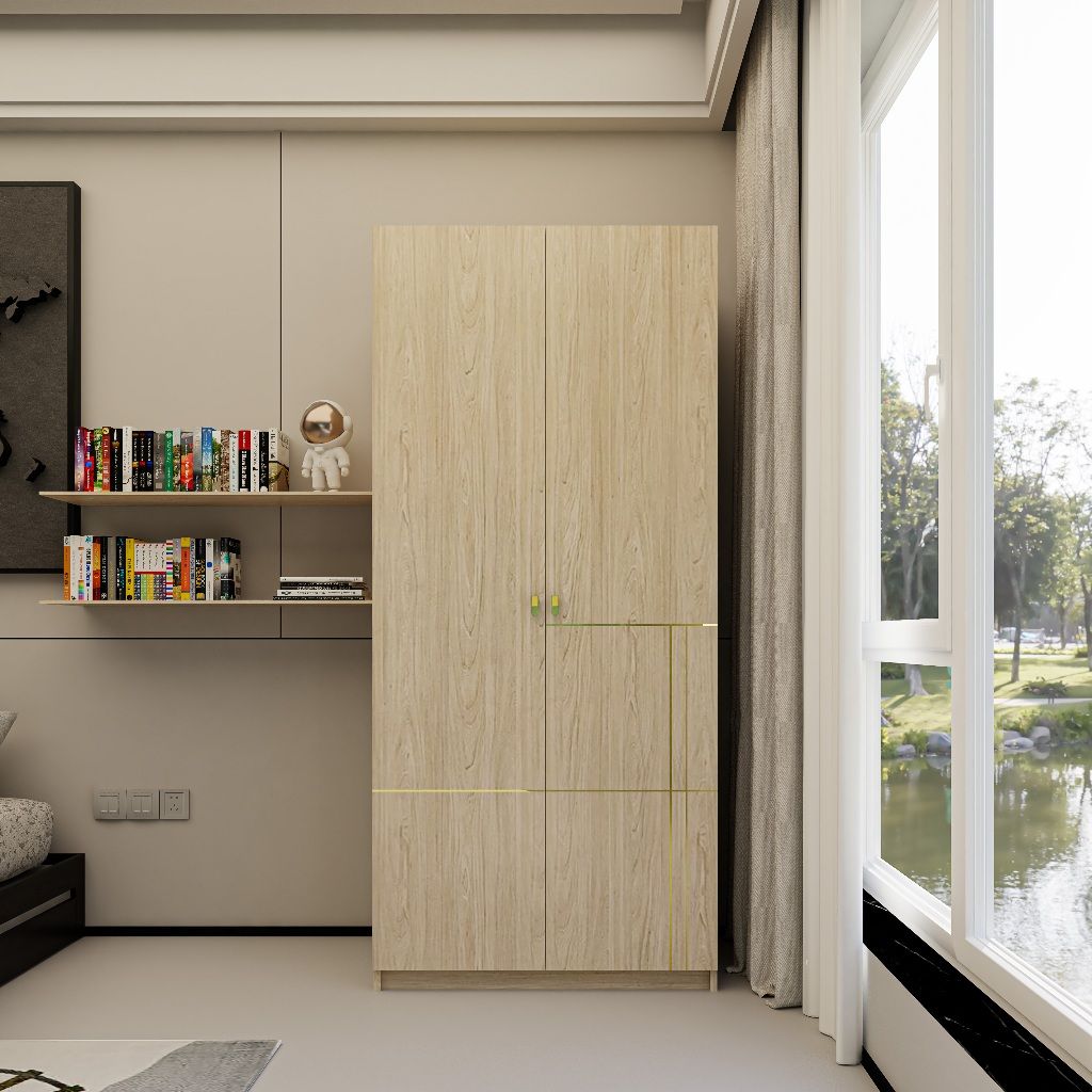  HAPPY FURNITURE , Gỗ tự nhiên , Tủ quần áo 2 cánh mở - JOCASTA , TCM_179 , 90cm x 59cm x 200cm 