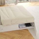  HAPPY FURNITURE , Giường ngủ 3  cánh cửa mở không đầu giường - GERY, GNG_048 GNG_049 GNG_050 GNG_051 , 203x30cm 