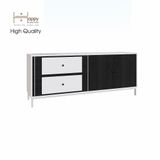  HAPPY FURNITURE , Kệ TV 2 ngăn kéo chân sắt - TAKO , KTV_036 , 160cm x 40cm x 65cm 