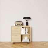  HAPPY FURNITURE , Tủ đựng hồ sơ 5 ngăn - COMFEE , THK_015 , 80cm x 40cm x 66cm 