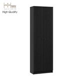  HAPPY FURNITURE , kệ sách 6 tầng 2 cửa mở - CATY , KSA_004 , 60cm x 30cm x 189cm 