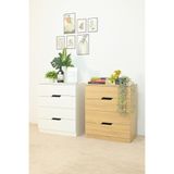  HAPPY FURNITURE , Tủ đựng đồ 4 ngăn kéo - DASH , THK_055 , 60cm x 35cm x 72cm 