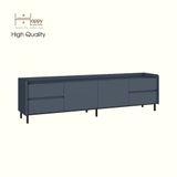  HAPPY FURNITURE , Kệ TV 2 cánh mở 4 ngăn kéo chân sắt - LAVIA , KTV_044 , 200cm x 40cm x 54cm 