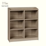  HAPPY FURNITURE , Kệ lưu trữ 6 ngăn - WINNI , KSA_049 , 90cm x 28cm x 98cm 