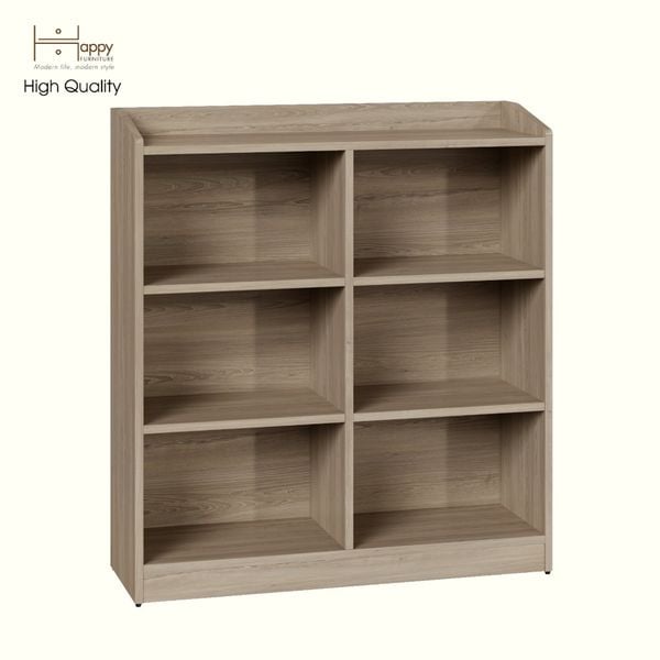  HAPPY FURNITURE , Kệ lưu trữ 6 ngăn - WINNI , KSA_049 , 90cm x 28cm x 98cm 