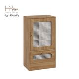  HAPPY FURNITURE , Tủ đựng đồ cánh mây - MEYDAN , TCM_049 , 50cm x 32cm x 90cm 
