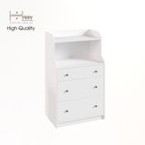  HAPPY FURNITURE , Tủ 3 ngăn kéo - CANA , THK_010 , 70cm x 46cm x 116cm 