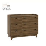  HAPPY FURNITURE , Tủ đựng đồ 6 ngăn kéo - KINA , THK_073 , 106cm x 45cm x 84cm 