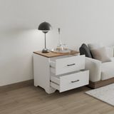  HAPPY FURNITURE , Tủ lưu trữ 2 ngăn kéo - SAFA , THK_327 , 60cm x 45cm x 57cm DxRxC 