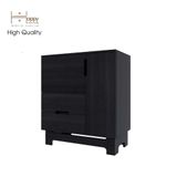 HAPPY FURNITURE , Tủ lưu trữ 2 cánh mở 2 ngăn kéo - MOLLY , TCM_104 , 72cm x 40cm x 82cm 