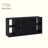  HAPPY FURNITURE , Tủ lưu trữ 3 ngăn kéo 1 cửa mở - MERI , TLT_056 , 150cm x 40cm x 70cm DxRxC 