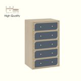  HAPPY FURNITURE , Tủ đựng đồ 5 ngăn kéo - BANA , THK_122 , 60cm x 45cm x 94cm 