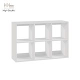  HAPPY FURNITURE , Kệ sách 2x3 - ZANE , KSA_037 , 90cm x 28cm x 60cm 