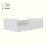  HAPPY FURNITURE , Giường ngủ 2 ngăn kéo cho trẻ em - KID , GNG_164 GNG_165 , 203cm x 48cm 