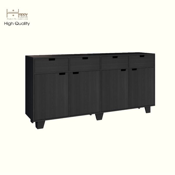  HAPPY FURNITURE , ALVA - Tủ lưu trữ 4 cửa mở 4 ngăn kéo , TCM_214 , 180cm x 40cm x 86cm DxRxC 