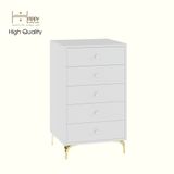  HAPPY FURNITURE , Tủ lưu trữ 5 ngăn kéo - HAPPI, THK_270 , 50cm x 45cm x 87cm DxRxC 