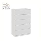  HAPPY FURNITURE , Tủ đựng đồ 5 ngăn kéo - OLA , THK_092 , 80cm x 45cm x 120cm 