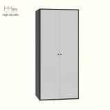  HAPPY FURNITURE , Tủ quần áo 2 cửa mở - LIVIK, TCM_235 , 80cm x 59cm x 180cm DxRxC 