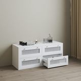  HAPPY FURNITURE , Tủ lưu trữ 4 ngăn kéo - MAY , THK_306 , 110cm x 45cm x 47cm DxRxC 