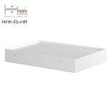  HAPPY FURNITURE , Giường ngủ 3  cánh cửa mở không đầu giường - GERY, GNG_048 GNG_049 GNG_050 GNG_051 , 203x30cm 