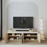  HAPPY FURNITURE , Kệ TV 4 cửa mở - ELIS , KTV_119 , 160cm x 45cm x 45cm DxRxC 