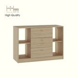  HAPPY FURNITURE , Tủ lưu trữ 3 ngăn kéo - MERI , THK_296 , 100cm x 40cm x 70cm DxRxC 