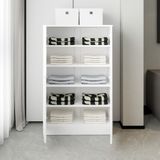  HAPPY FURNITURE ,  Tủ lưu trữ  2 cửa mở 5 ngăn đựng đồ - DASH , TCM_024 , 76cm x 35cm x 120cm 