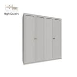  HAPPY FURNITURE , Tủ quần áo 4 cửa mở - ELEGANT , TCM_083 , 180cm x 54cm x 200cm 