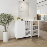  HAPPY FURNITURE , Tủ lưu trữ 3 cửa mở - HAPPI, TLT_052 , 140cm x 40cm x 96cm DxRxC 