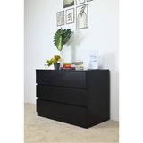  HAPPY FURNITURE , Tủ đựng đồ 3 ngăn kéo - OLA , THK_088 , 80cm x 45cm x 60cm 