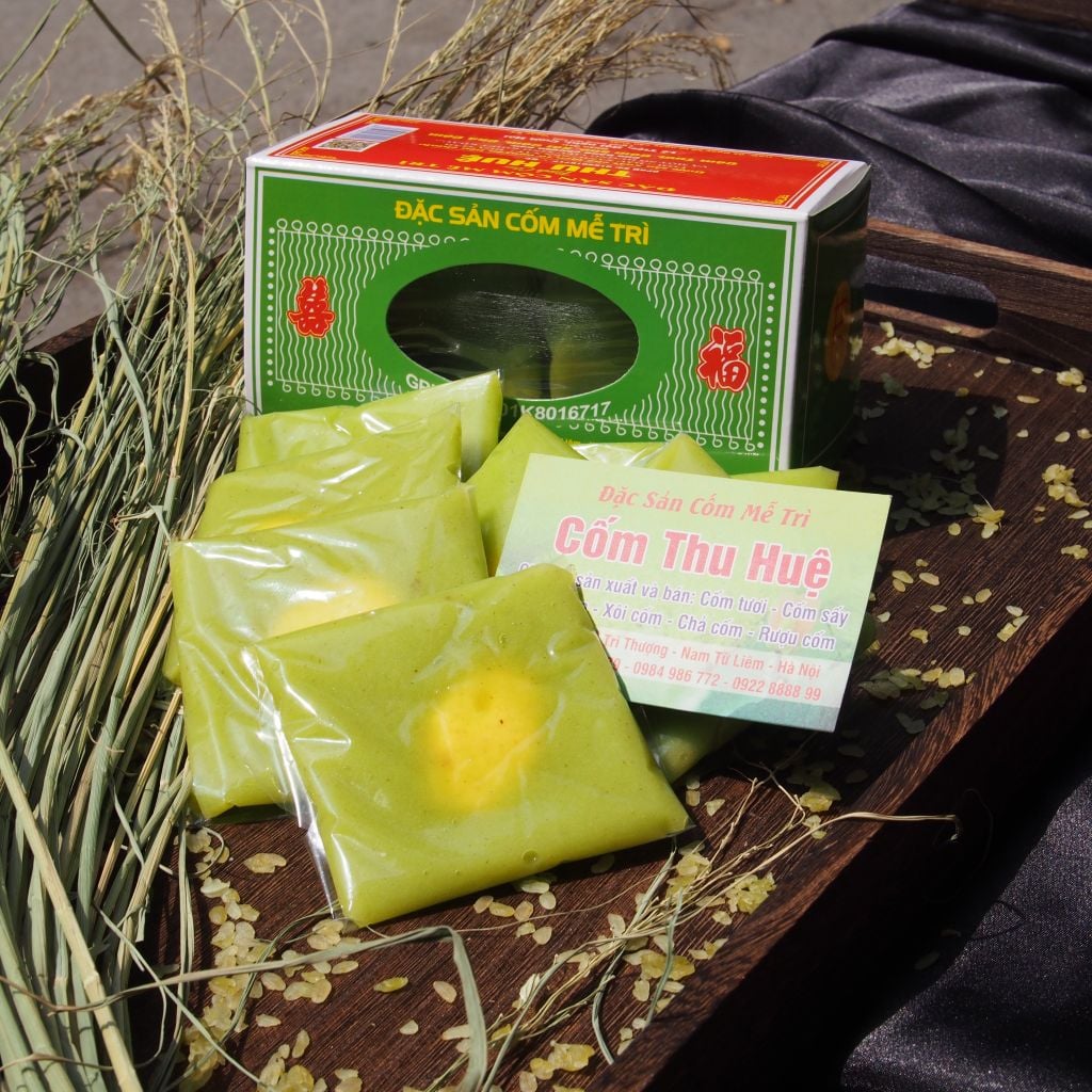 Bánh Cốm Mễ Trì Truyền Thống Nhân Đậu Xanh