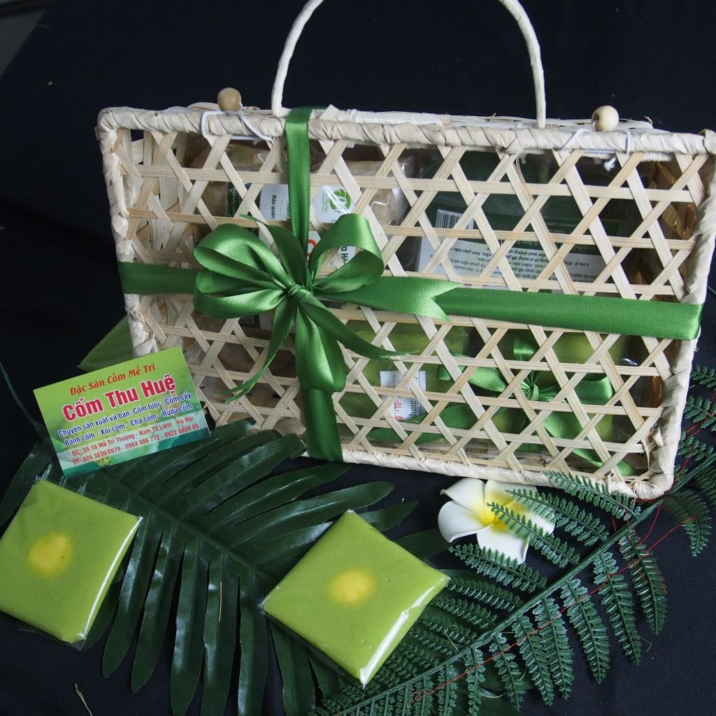 Bánh Cốm Mễ Trì Truyền Thống Nhân Đậu Xanh