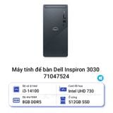 PC Dell Inspiron 3030MT 71047524 (I3 14100/ 8GB/ 512GB SSD/ Wifi + BT/ Win11/ Key/ Mouse/ 1Y)