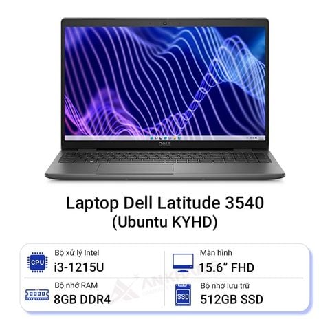Laptop Dell Latitude 3540 (i3-1215U | 8GB | 512SSD | 15.6FHD | Ubuntu KYHD)