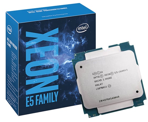 Intel Xeon E5-2699 v3 (2.3 GHz, 45 MB, 18C/36T, 145 W, LGA 2011-3)