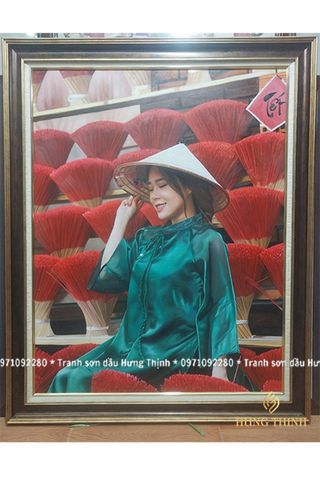 Tranh Sơn Dầu Chân Dung Vẽ Từ Ảnh Chụp