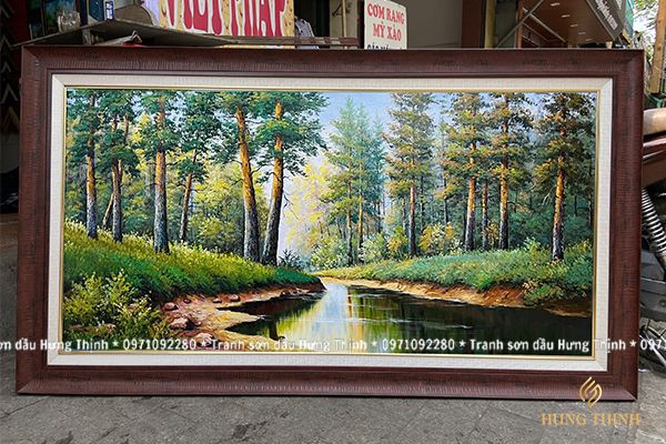 Tranh Sơn Dầu Phong Cảnh Thiên Nhiên Đẹp Châu Âu LS50525